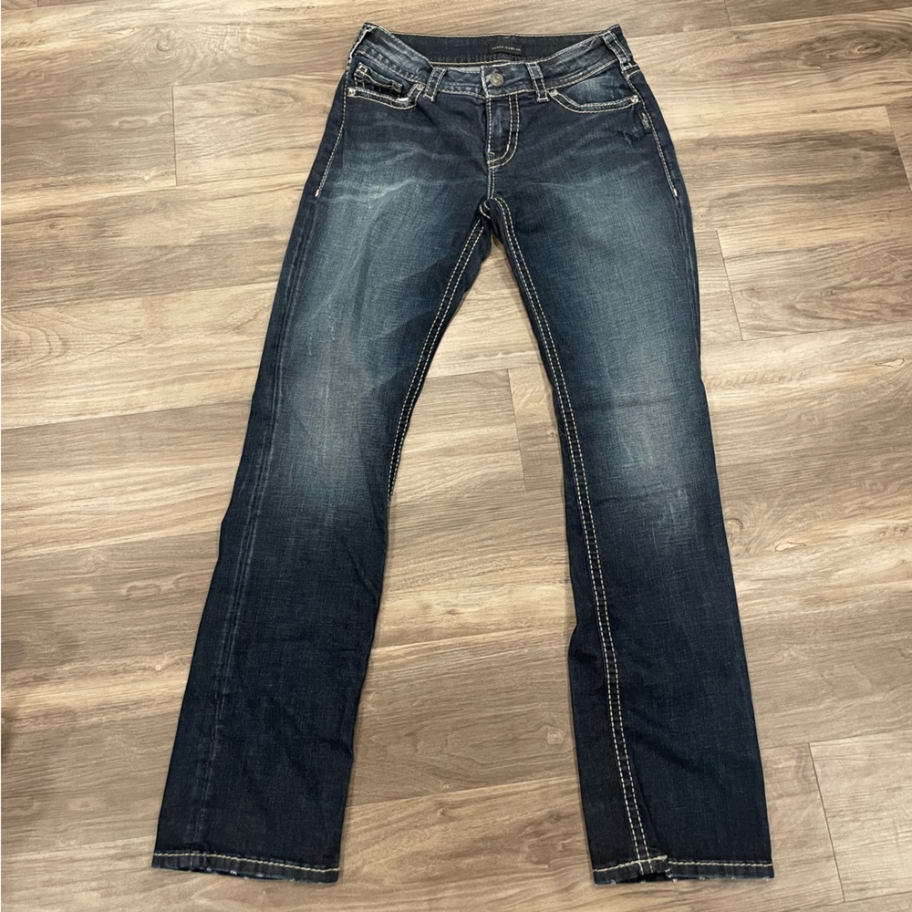 Silver Denim Jeans